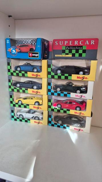 Collectie Modelauto's Burago, Maisto - Supercars beschikbaar voor biedingen
