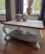 Mooi Riviera maison driftwood salontafel, 100 tot 150 cm, Zo goed als nieuw, Minder dan 50 cm, Rechthoekig