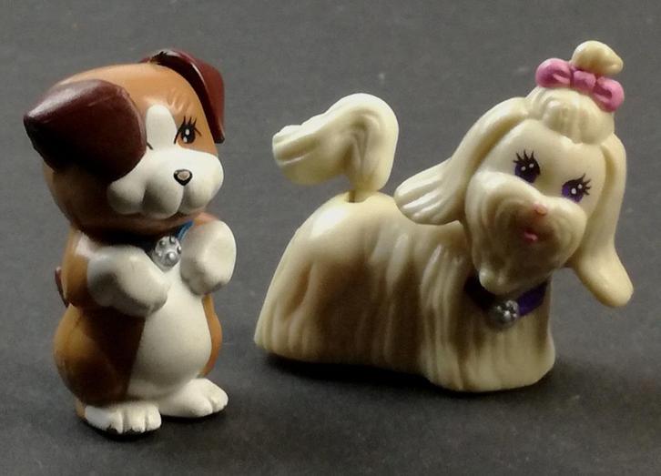 Littlest Pet Shop BEAGLE & SHIH-TZU 1993 KENNER LPS, Verzamelen, Speelgoed, Gebruikt, Verzenden