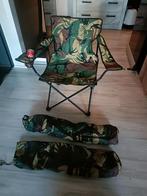 2 x camping stoel leger patroon, Ophalen, Zo goed als nieuw, Campingstoel