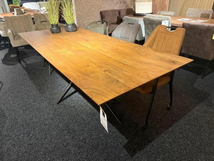 Eettafel Recht by Bruuts, Huis en Inrichting, Tafels | Eettafels, Nieuw, 50 tot 100 cm, 200 cm of meer, Vijf personen of meer