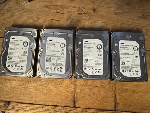DELL Enterprise Capacity V4 6TB 4 stuk, Computers en Software, Harde schijven, Gebruikt, Desktop, SAS, Ophalen of Verzenden
