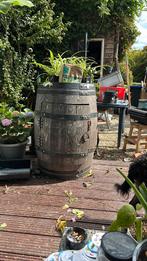Groot wijnvat met deurtje., Tuin en Terras, Regentonnen, 150 liter of meer, Ophalen of Verzenden, Zo goed als nieuw, Hout