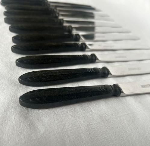 Gero Zilmeta, model 581 visgraat messen, Antiek en Kunst, Antiek | Bestek, Ophalen of Verzenden