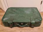 Vintage koffer, 35 tot 45 cm, Gebruikt, Leer, 60 tot 70 cm