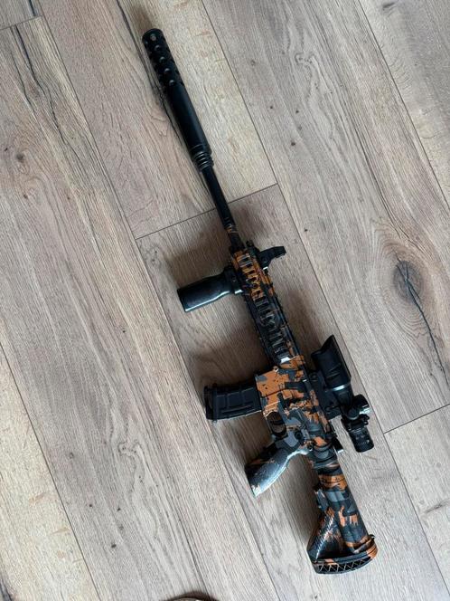Gelblaster M416 volledige set, Kinderen en Baby's, Speelgoed | Buiten | Actiespeelgoed, Zo goed als nieuw, Ophalen of Verzenden