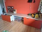 2x Ikea Smästad speelgoedkist + bovenplank 3x Smästad bank, Ophalen, Gebruikt, 1 of 2 laden, Minder dan 100 cm