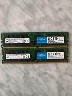 2x 16gb ram voor server crucial, Computers en Software, RAM geheugen, 32 GB, Server, DDR4, Ophalen of Verzenden