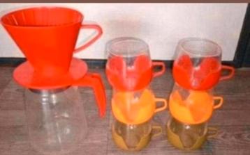 🏵️retro koffie/theesetje van melitta🏵️ beschikbaar voor biedingen