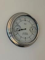 Stijlvolle Wandklok Global Time 50 cm, Ophalen of Verzenden, Zo goed als nieuw, Analoog, Wandklok