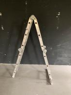 Aluminium vouwladder, Ophalen, Gebruikt, 2 tot 4 meter