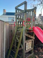 Gebruikt houten speeltoestel - gratis af te halen, Ophalen, Gebruikt, Glijbaan