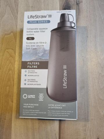 Lifestraw Peak Series Collapsible Squeeze Bottle 1 liter  beschikbaar voor biedingen