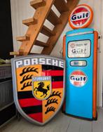 Porsche lichtbak - lichtreclame ( geen Gulf - Martini  ), Ophalen, Zo goed als nieuw, Lichtbak of (neon) lamp