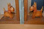 schattige set boekensteunen Schotse terriër fifties /jaren50, Antiek en Kunst, Ophalen of Verzenden