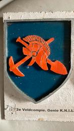 KNIL 2e Veldcompagnie Genie, Ophalen of Verzenden, Landmacht, Nederland, Embleem of Badge