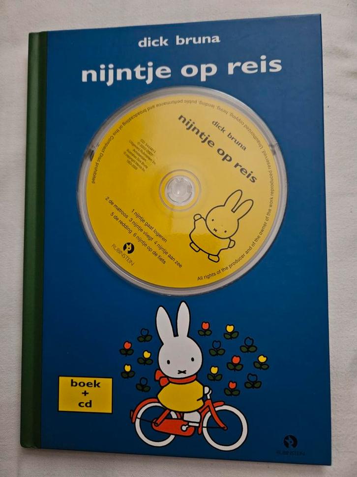 Nijntje op Reis Boek + CD - Dick Bruna, Boeken, Kinderboeken | Baby's en Peuters, Nieuw, 2 tot 3 jaar, Ophalen of Verzenden