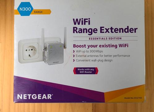 EX2700 WiFi Range Extender N300 - 1 Fast Ethernet poort, Computers en Software, Netwerk switches, Zo goed als nieuw, Ophalen of Verzenden