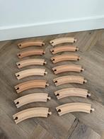 Heel goed 14x Brio houten trein bocht spoor rail 33342 set, Ophalen of Verzenden, Zo goed als nieuw