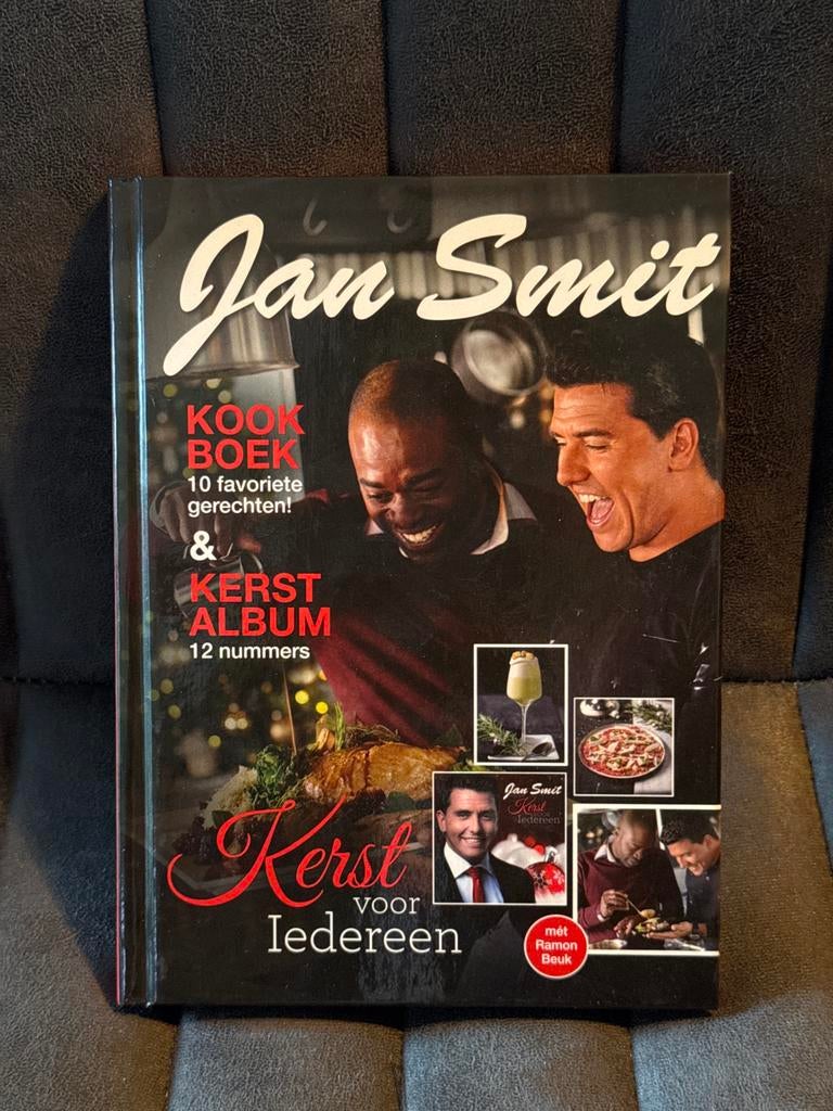 Jan Smit Kookboek & Kerst Album - Kerst voor Iedereen, Hoofdgerechten, Ophalen of Verzenden, Zo goed als nieuw, Gezond koken