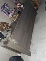 Dressoir kast 4 deurs donkerbruin 2meter breed 79 hoog, Ophalen, Overige materialen, Strak, 75 cm of meer