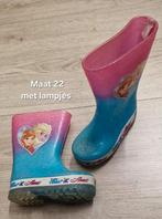 Frozen laarzen maat 22 - zgan met lichtjes!, Meisje, Ophalen of Verzenden, Frozen, Laarzen