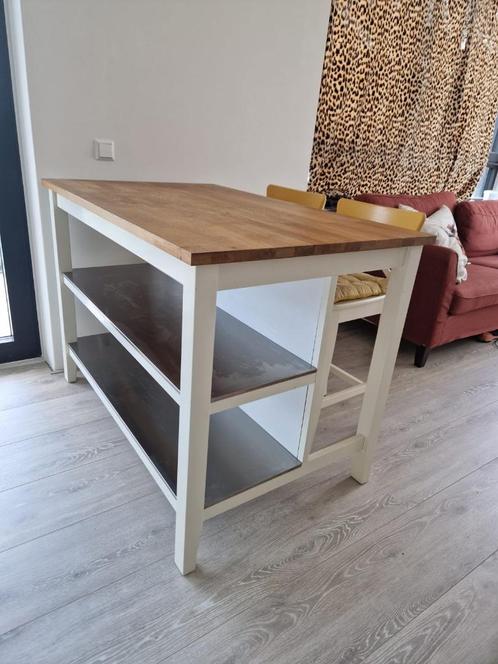 Bar met stoelen, Huis en Inrichting, Barren, Gebruikt, Inclusief barstoelen, Ophalen