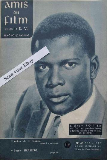 Sydney Poitier Franstalig Film tijdschrift Les amis du film beschikbaar voor biedingen