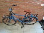 Herenfiets BSP BOOZ maat M/L (56cm) matblauw, Versnellingen, Zo goed als nieuw, 53 tot 57 cm, Ophalen