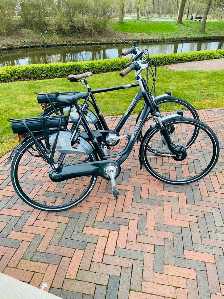 Gazelle orange c7+ Set elektrische fietsen, Fietsen en Brommers, Elektrische fietsen, Zo goed als nieuw, Gazelle, 59 cm of meer
