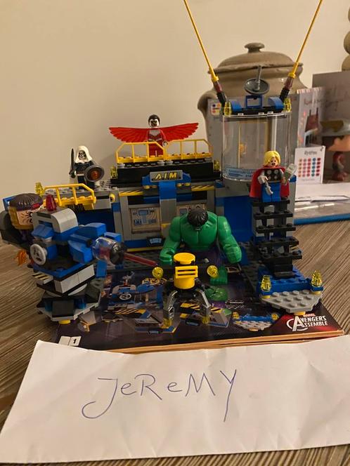 Lego 76018 Hulk Lab Smash, Kinderen en Baby's, Speelgoed | Duplo en Lego, Zo goed als nieuw, Lego, Complete set, Ophalen of Verzenden