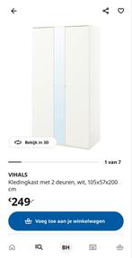 Vihals Ikea Kledingkast, Huis en Inrichting, Kasten | Kledingkasten, Ophalen, 100 tot 150 cm, 200 cm of meer, Zo goed als nieuw