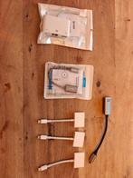 Diverse Verloopstekkers: Lightning, USB-C naar HDMI/USB, Ophalen of Verzenden, Gebruikt