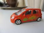 Renault Toys Norev Renault Modus oranje met bloemetjes, Hobby en Vrije tijd, Ophalen of Verzenden, Zo goed als nieuw, Auto
