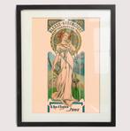 Alphonse Mucha Bleuze-Hadancourt Parfum Poster, Ophalen of Verzenden, Nieuw, A1 t/m A3, Film en Tv