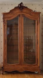Prachtige grote vitrinekast neorococo-stijl, ca. 1900–1930, Ophalen