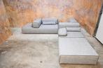 Als NIEUW! grijze stoffen Leolux Ponton Next design hoekbank, 250 tot 300 cm, Leolux, Leolux, Design