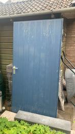 Buitendeur massief hout, Ophalen, Gebruikt, 80 tot 100 cm, Minder dan 200 cm