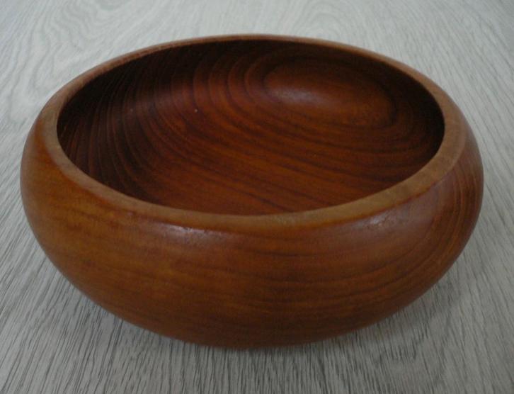 vintage schaaltjes voor snacks teak hout 3 stuks, Huis en Inrichting, Keuken | Keukenbenodigdheden, Gebruikt, Ophalen of Verzenden