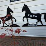2 ijzeren paarden, Tuin en Terras, Ophalen, Gebruikt