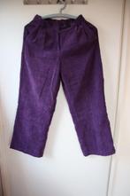 Bershka paarse ribbroek, maat S, Maat 38/40 (M), Paars, Lang, Gedragen