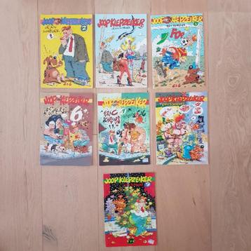 Zeven stripboeken van Joop Klepzeiker. Van Eric Scheurs. beschikbaar voor biedingen