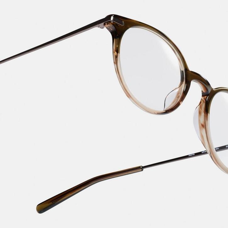 Ace & Tate Morris - Olive Gradient - Blauw Licht Filter, Sieraden, Tassen en Uiterlijk, Zonnebrillen en Brillen | Dames, Zo goed als nieuw