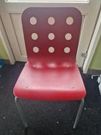 10 rode stoelen, Ophalen, Gebruikt, Rood, Vijf, Zes of meer stoelen