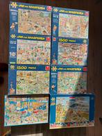 7x Jan van Haasteren puzzels, Ophalen, Meer dan 1500 stukjes, Zo goed als nieuw, Legpuzzel