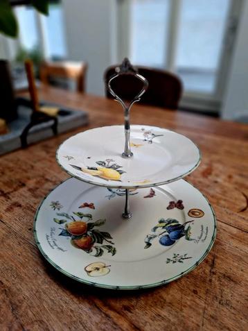Vintage Bonbonnière met Fruitmotief beschikbaar voor biedingen