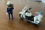 Playmobil Motor politie met motor, Complete set, Ophalen of Verzenden, Zo goed als nieuw