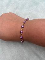 Armbandjes evil eye paars/roze/turkoois - Nieuw, Overige materialen, Nieuw, Ophalen of Verzenden, Met bedels of kralen