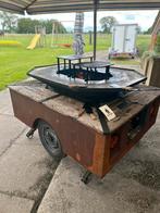 Unieke BBQ Aanhanger – Inclusief Hout & Tools €175 p/dag, Ophalen, Zo goed als nieuw