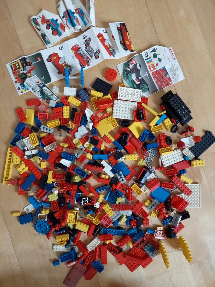 Vintage LEGO: Van, Elektromotor, Bulldozer Onderdelen, Kinderen en Baby's, Speelgoed | Duplo en Lego, Gebruikt, Ophalen of Verzenden